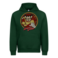 Forest Green distressed mighty Urban Hoodie - lanVoArt
