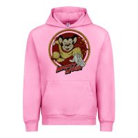 Fuchsia Pink distressed mighty Urban Hoodie - lanVoArt