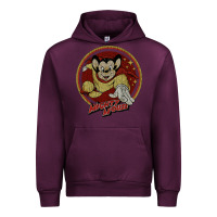 Mauve Wine distressed mighty Urban Hoodie - lanVoArt