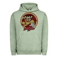 Pigment Oil Green distressed mighty Urban Hoodie - lanVoArt