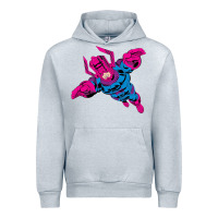 Heather Grey galactus Urban Hoodie - lanVoArt