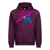 Mauve Wine galactus Urban Hoodie - lanVoArt