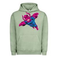 Pigment Oil Green galactus Urban Hoodie - lanVoArt