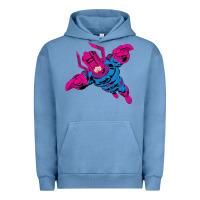 Pigment Pebble Blue galactus Urban Hoodie - lanVoArt