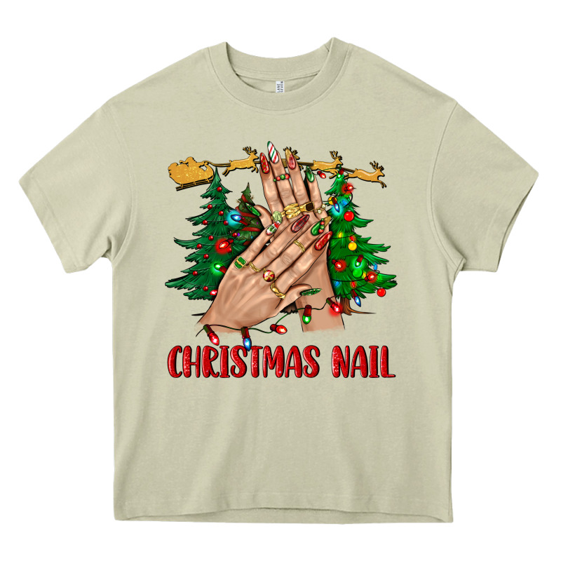 Christmas Nail Bbs Heavy Core Tee by BundleAndBundleShop | Teevron