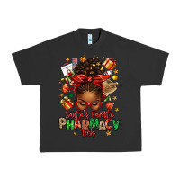 Pigment Black santas favorite pharmacy tech afro messy bun Urban Heavy Tee - texasbilliewilder