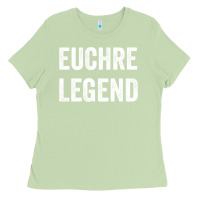 Matcha Euchre Legend Best Euchre Card Board Game Player Gift Ladies Tee - lanVoArt