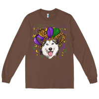 Chestnut mardi gras hat husky Long Sleeve Tee - RanaPortraitStore