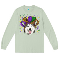 Matcha mardi gras hat husky Long Sleeve Tee - RanaPortraitStore