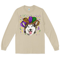 Mushroom mardi gras hat husky Long Sleeve Tee - RanaPortraitStore