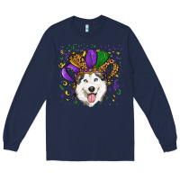 Navy mardi gras hat husky Long Sleeve Tee - RanaPortraitStore