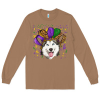 Toasted Coconut mardi gras hat husky Long Sleeve Tee - RanaPortraitStore