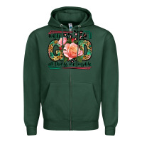 Sports Green With god all things are possible leopard frame Zipper Hoodie - LillyAllenDesigns