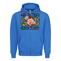 True Royal With god all things are possible leopard frame Zipper Hoodie - LillyAllenDesigns