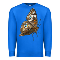 True Royal Flying Common Buckeye Butterfly Premium Sweatshirt - LillyAllenDesigns