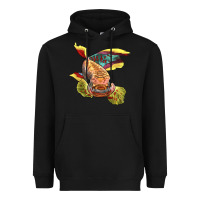 Black Killifish Heavyweight Hoodie - LillyAllenDesigns