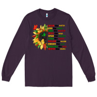 Plum dream like martin juneteenth Long Sleeve Tee - CowGirlArtShop