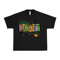 Black Going bat shit crazy Urban Heavy Tee - NancyCooperArtShop