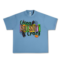 Pebble Blue Going bat shit crazy Urban Heavy Tee - NancyCooperArtShop
