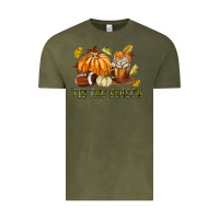 Vintage Olive Tis The Season Fall Vintage Tee - texasbilliewilder