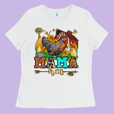 Mama Hen Ladies Tee Designed By Lillyallendesigns