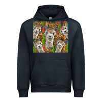 Navy alpaca Urban Hoodie - BarkalooDesign