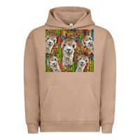Pigment Burro alpaca Urban Hoodie - BarkalooDesign