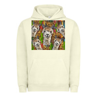 Pigment Pistachio alpaca Urban Hoodie - BarkalooDesign