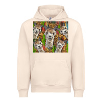 Sandshell alpaca Urban Hoodie - BarkalooDesign