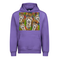 Tulip alpaca Urban Hoodie - BarkalooDesign