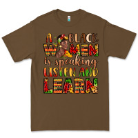 Cacao a black women is speaking listen and learn Premium Tee - LillyAllenDesigns