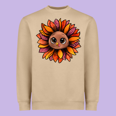 Turkey Sunflower Bbs Heavyweight Sweatshirt Designed By Bundleandbundleshop