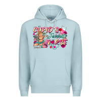 Blue Mist cupid's favorite nurse Premium Hoodie - FaDigitalArtStudio