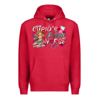 Cardinal cupid's favorite nurse Premium Hoodie - FaDigitalArtStudio
