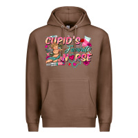 Chestnut cupid's favorite nurse Premium Hoodie - FaDigitalArtStudio