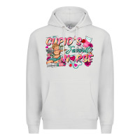 Dove Grey cupid's favorite nurse Premium Hoodie - FaDigitalArtStudio
