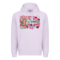 Lilac cupid's favorite nurse Premium Hoodie - FaDigitalArtStudio