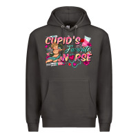 Smoke cupid's favorite nurse Premium Hoodie - FaDigitalArtStudio