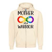 Sandshell Mother Of Warrior Zipper Hoodie - CowhideDigitalArt