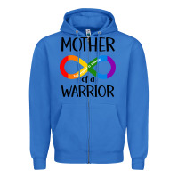 True Royal Mother Of Warrior Zipper Hoodie - CowhideDigitalArt