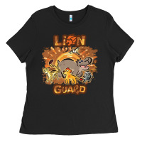 Black lion guard   cave painting Ladies Tee - lanVoArt