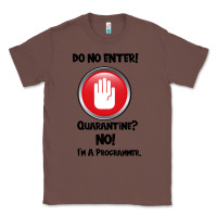 Chestnut I'm Not In Quarantine I'm A Programmer Classic Tee - Bettercallsaul