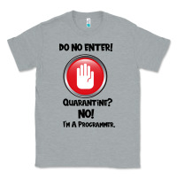 Heather Grey I'm Not In Quarantine I'm A Programmer Classic Tee - Bettercallsaul
