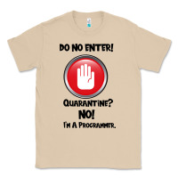 Mushroom I'm Not In Quarantine I'm A Programmer Classic Tee - Bettercallsaul