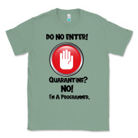 Sage I'm Not In Quarantine I'm A Programmer Classic Tee - Bettercallsaul