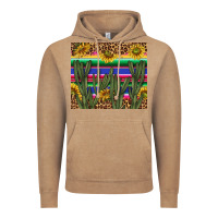 Vintage Coffee western desert with leopard and sunflowers tumbler tbs Vintage Hoodie - TumblerDesignByShophia
