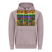 Vintage Zinc western desert with leopard and sunflowers tumbler tbs Vintage Hoodie - TumblerDesignByShophia