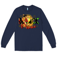 Navy black prince Long Sleeve Tee - CowGirlArtShop