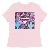 Bubblegum Pink mama cowboy western animal pattern neon Ladies Tee - LillyAllenDesigns