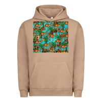 Pigment Burro camel leopard Urban Hoodie - BarkalooDesign